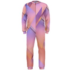 3d Texture Abstract Pattern Vintage Onepiece Jumpsuit (men)