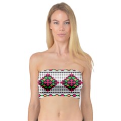 Ukrainian Folk Seamless Pattern Ethnic Ornament Border Element Traditional Bandeau Top by Grandong