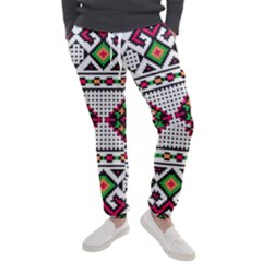 Ukrainian Folk Seamless Pattern Ethnic Ornament Border Element Traditional Men s Jogger Sweatpants