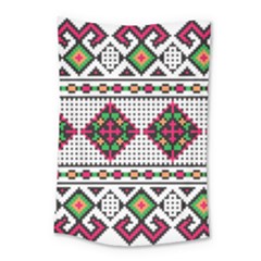 Ukrainian Folk Seamless Pattern Ethnic Ornament Border Element Traditional Small Tapestry