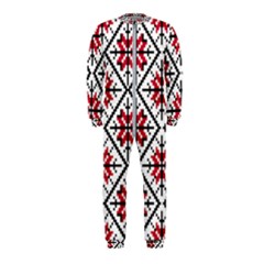 Ukrainian Folk Seamless Pattern Ornament Ethnic Ornament Border Element Traditional Art Onepiece Jumpsuit (kids)