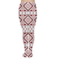 Illustration Of Ukrainian Folk Seamless Pattern Ornament Tights by Grandong