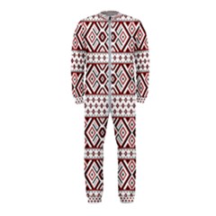 Illustration Of Ukrainian Folk Seamless Pattern Ornament Onepiece Jumpsuit (kids)