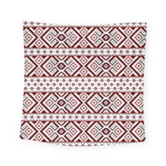 Illustration Of Ukrainian Folk Seamless Pattern Ornament Square Tapestry (small)