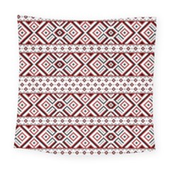 Illustration Of Ukrainian Folk Seamless Pattern Ornament Square Tapestry (large)