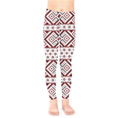 Illustration Of Ukrainian Folk Seamless Pattern Ornament Kids  Classic Winter Leggings