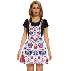 Scandinavian Folk Seamless Pattern Apron Dress by Grandong