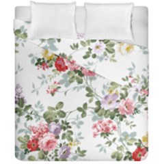 Floral Elements Peony Chinese Rose Duvet Cover Double Side (california King Size)