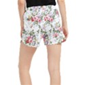 Floral Elements Peony Chinese Rose Women s Runner Shorts View2