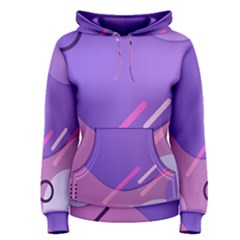 Colorful Labstract Wallpaper Theme Women s Pullover Hoodie