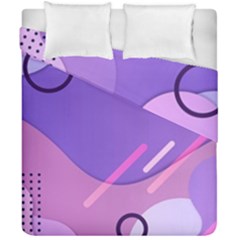 Colorful Labstract Wallpaper Theme Duvet Cover Double Side (california King Size)