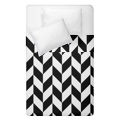 Black And White Pattern Duvet Cover Double Side (single Size) by ytdream