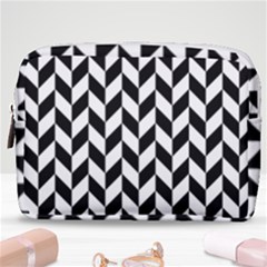 Black And White Pattern Make Up Pouch (medium) by ytdream