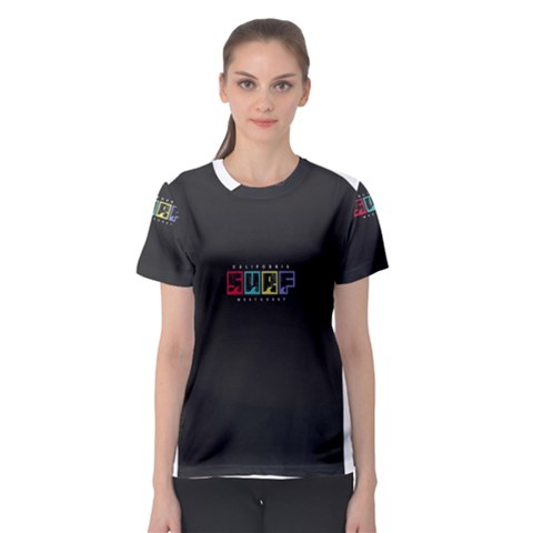 Surf Women s Sport Mesh T-shirt by wateenstore