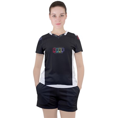 Surf Women s T-shirt And Shorts Set by wateenstore