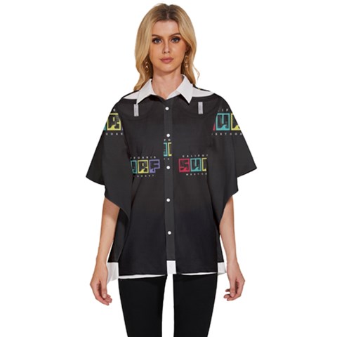 Surf Women s Batwing Button Up Shirt by wateenstore