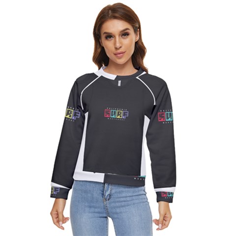 Surf Women s Long Sleeve Raglan T-shirt by wateenstore