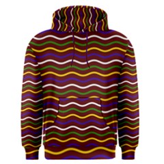 Multicolor Wave Pattern Men s Core Hoodie by ytdream