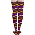 Multicolor Wave Pattern Thigh High Stockings View4