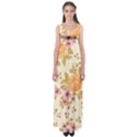 Peony Flower Floral Flora Pattern Empire Waist Maxi Dress View1