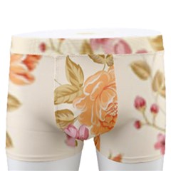 Peony Flower Floral Flora Pattern Men s Boxer Briefs