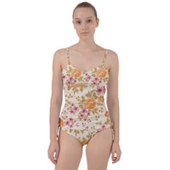 Peony Flower Floral Flora Pattern Sweetheart Tankini Set by Bedest