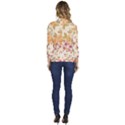 Peony Flower Floral Flora Pattern Women s One-Button 3/4 Sleeve Short Jacket View4