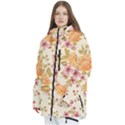 Peony Flower Floral Flora Pattern Women s Multi Pockets Zip Ski and Snowboard Waterproof Breathable Jacket View2