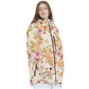 Peony Flower Floral Flora Pattern Women s Multi Pockets Zip Ski and Snowboard Waterproof Breathable Jacket View3