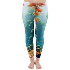 Autumn Trees Nature Classic Winter Leggings