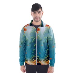 Autumn Trees Nature Men s Windbreaker