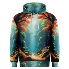 Autumn Trees Nature Men s Overhead Hoodie