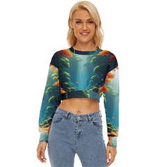 Autumn Trees Nature Lightweight Long Sleeve Sweatshirt by Bedest