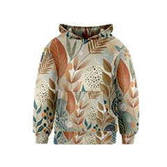 Leaves Pattern Flower Floral Flora Kids  Pullover Hoodie