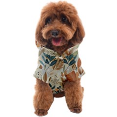 Leaves Pattern Flower Floral Flora Dog Coat by Bedest