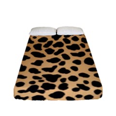 Leopard Skin Pattern Fitted Sheet (full/ Double Size) by Bedest