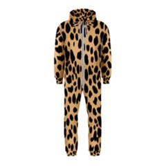 Leopard Skin Pattern Hooded Jumpsuit (kids)