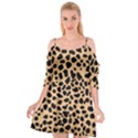 Leopard Skin Pattern Cutout Spaghetti Strap Chiffon Dress View1