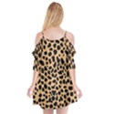 Leopard Skin Pattern Cutout Spaghetti Strap Chiffon Dress View2