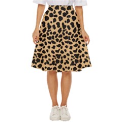 Leopard Skin Pattern Classic Short Skirt by Bedest