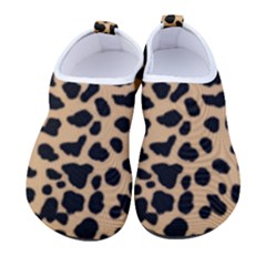 Leopard Skin Pattern Kids  Sock-style Water Shoes by Bedest