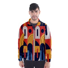 Abstract Pattern Men s Windbreaker