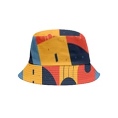 Abstract Pattern Inside Out Bucket Hat (kids)