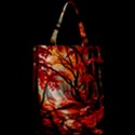 Forest Path Red Nature Zipper Classic Tote Bag View2