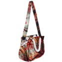 Forest Path Red Nature Rope Handles Shoulder Strap Bag View2