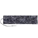 Geologic Marine Life Motif Black And White Print Roll Up Canvas Pencil Holder (L) View1