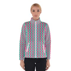 Yellow Blue Pattern Women s Bomber Jacket