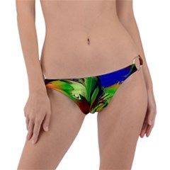 Splash Ring Detail Bikini Bottoms