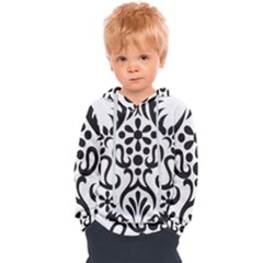 A Black And White Image Of An Ornate Design Kids  Overhead Hoodie