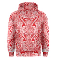 A Red And White Image Of A Pattern On A White Background Men s Core Hoodie